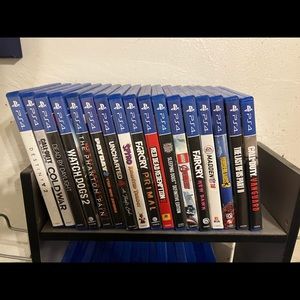 I am selling a lot of PS4 games, message me for price of game.